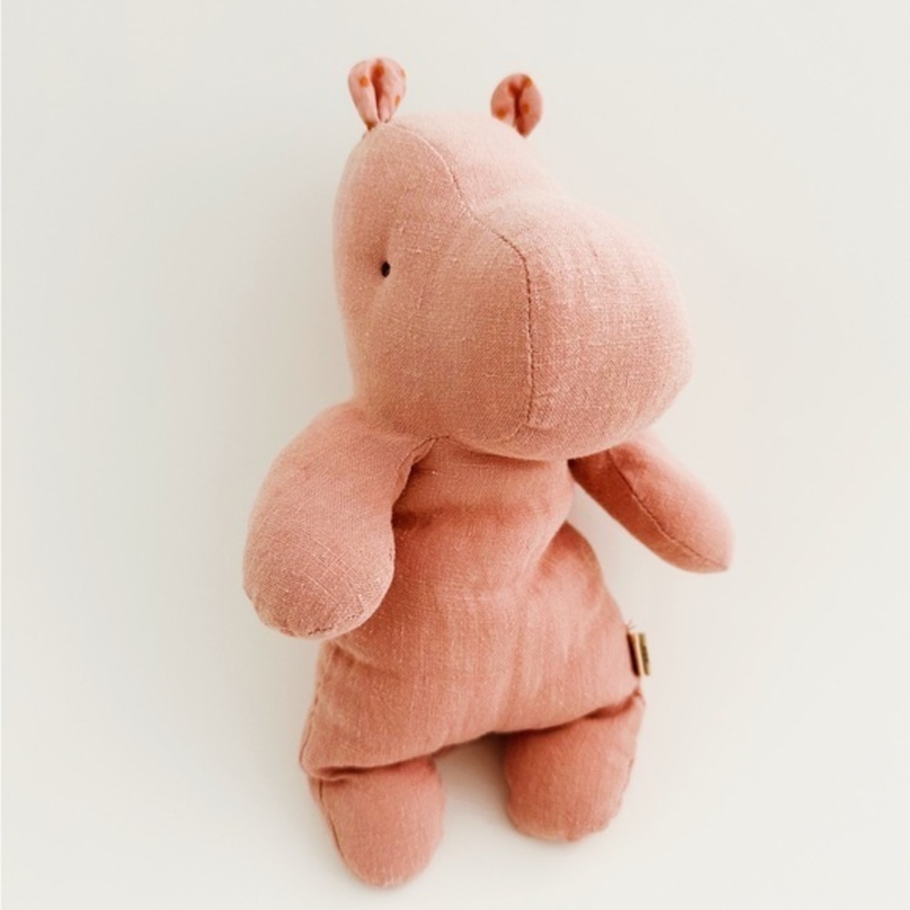 Retired Maileg Safari Friends - Hippo in Apricot